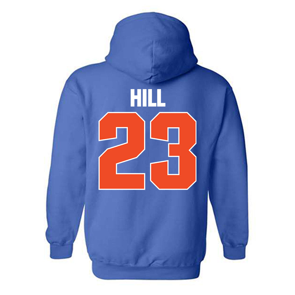 Boise State - NCAA Football : David Hill - Sport Shersey Hooded Sweatshirt-1