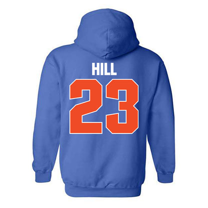 Boise State - NCAA Football : David Hill - Sport Shersey Hooded Sweatshirt-1