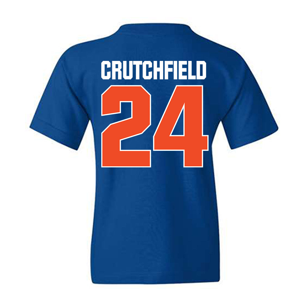 Boise State - NCAA Football : Tahj Crutchfield - Sport Shersey Youth T-Shirt-1