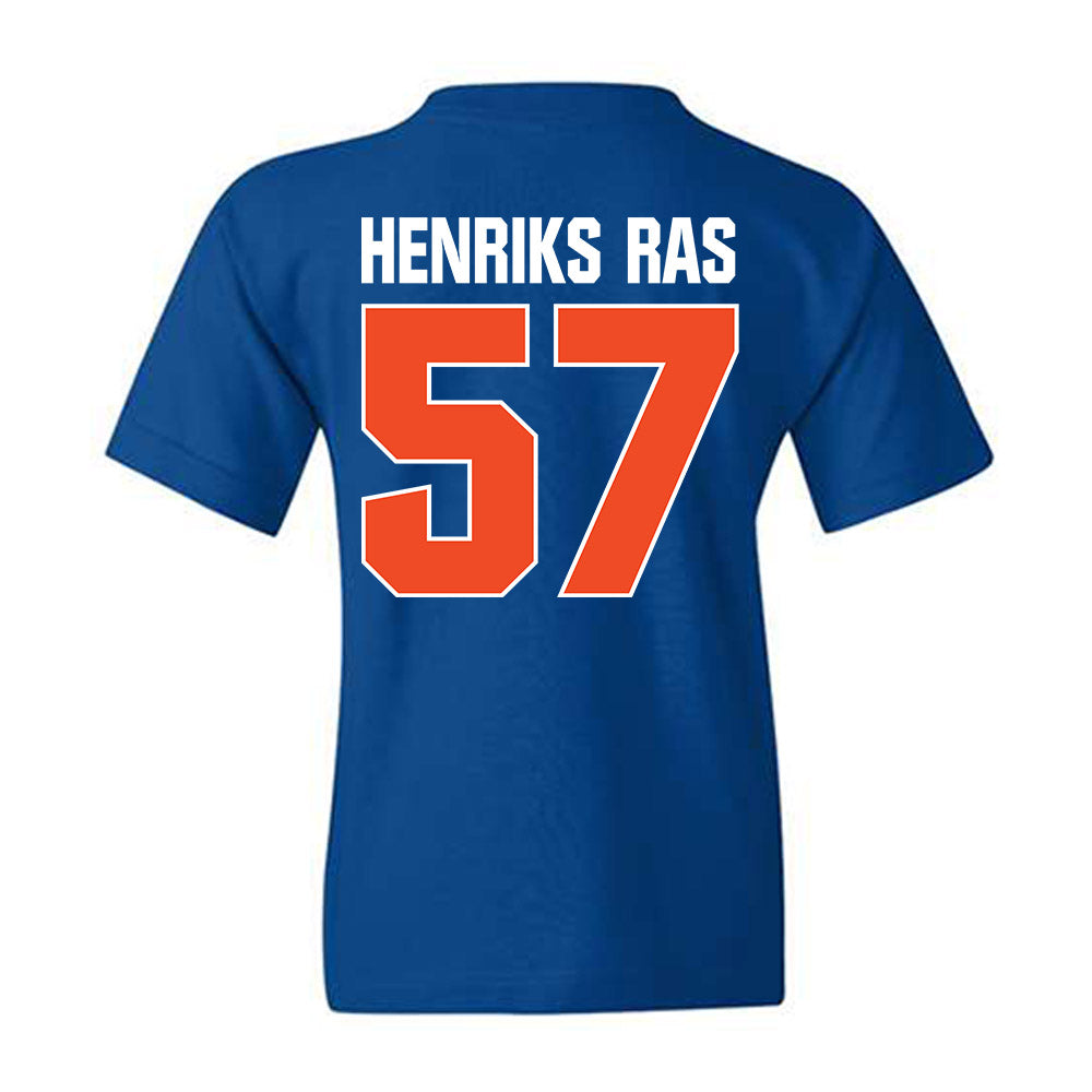 Boise State - NCAA Football : Gustaf Henriks Ras - Sport Shersey Youth T-Shirt-1