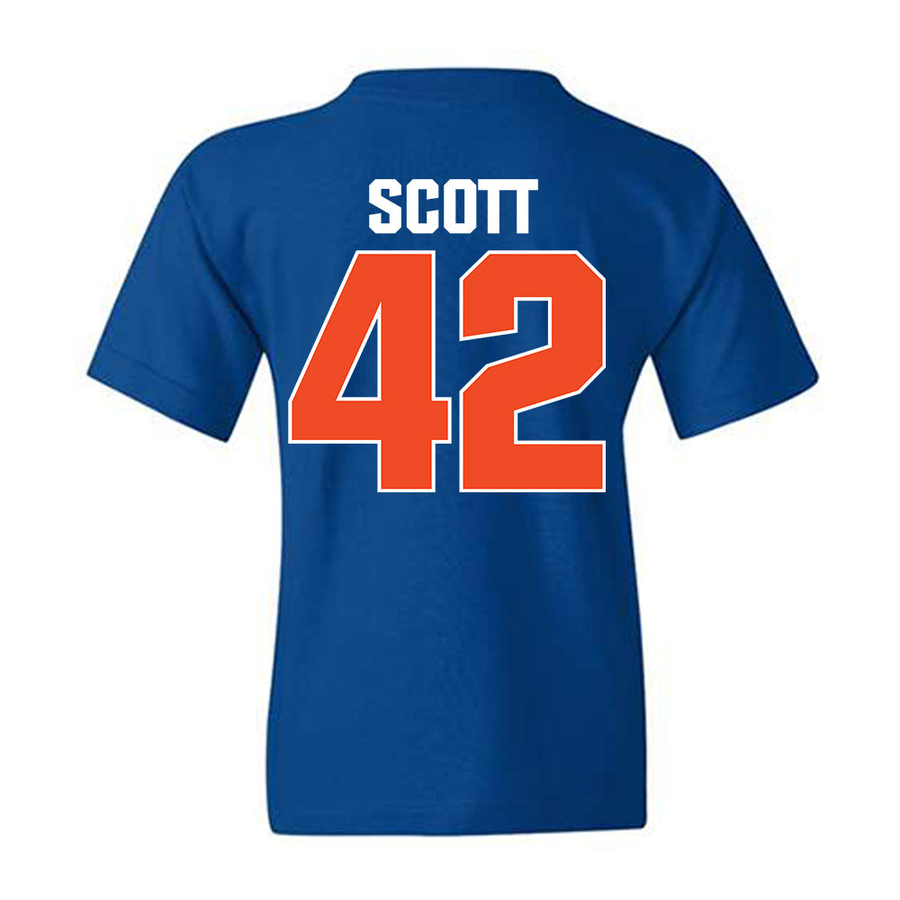 Boise State - NCAA Football : Bradan Scott - Sport Shersey Youth T-Shirt-1