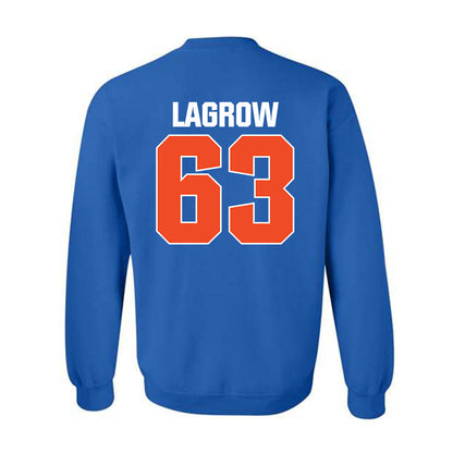 Boise State - NCAA Football : Connor LaGrow - Sport Shersey Crewneck Sweatshirt-1