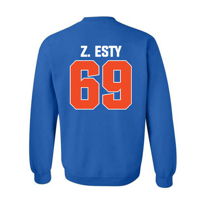 Boise State - NCAA Football : Zander Z. Esty - Sport Shersey Crewneck Sweatshirt-1
