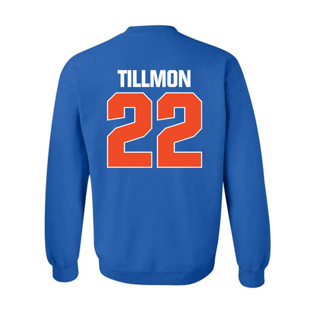 Boise State - NCAA Football : Roman Tillmon - Sport Shersey Crewneck Sweatshirt-1