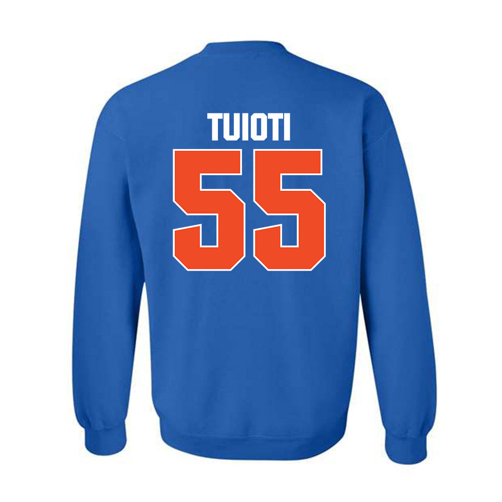 Boise State - NCAA Football : Mana Tuioti - Sport Shersey Crewneck Sweatshirt-1
