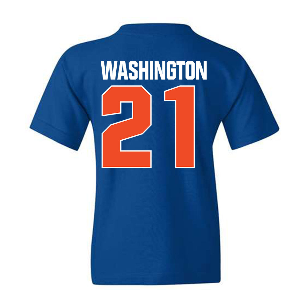 Boise State - NCAA Football : Zion Washington - Sport Shersey Youth T-Shirt