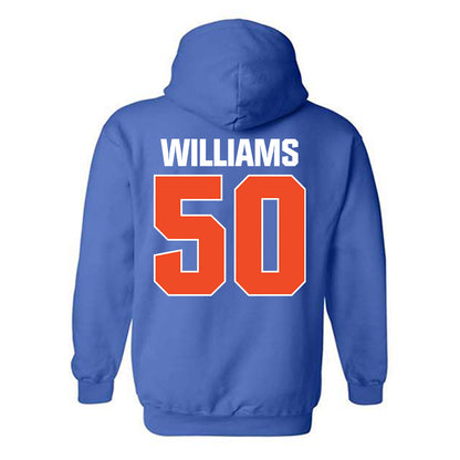 Boise State - NCAA Football : Jaden Williams - Sport Shersey Hooded Sweatshirt-1