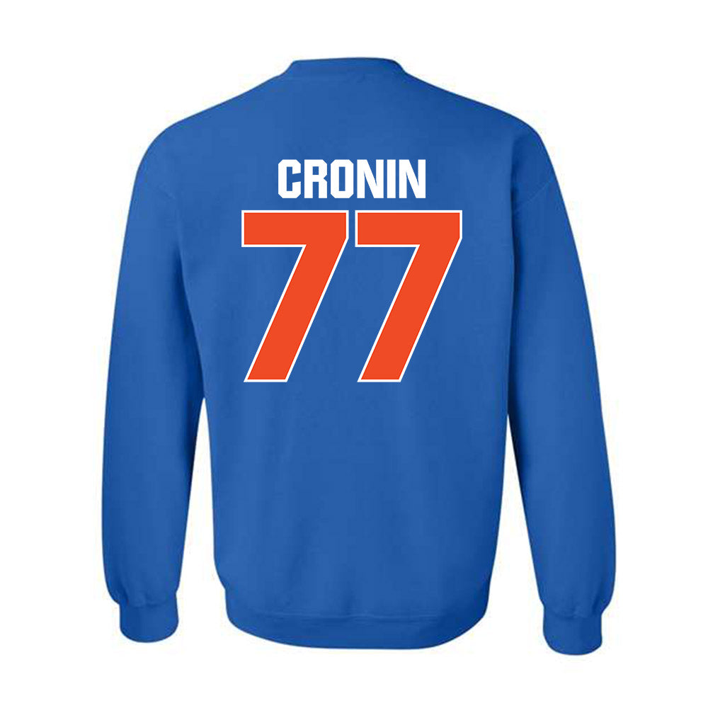 Boise State - NCAA Football : Kole Cronin - Sport Shersey Crewneck Sweatshirt-1