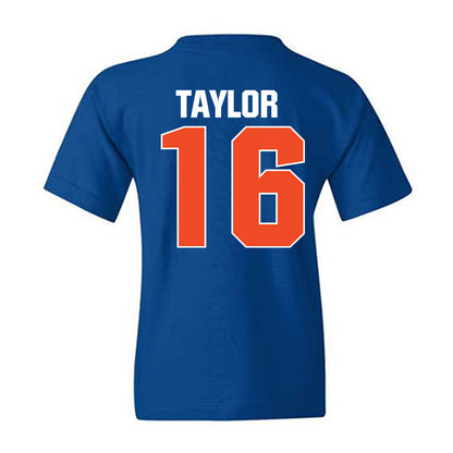 Boise State - NCAA Football : Jackson Taylor - Sport Shersey Youth T-Shirt-1