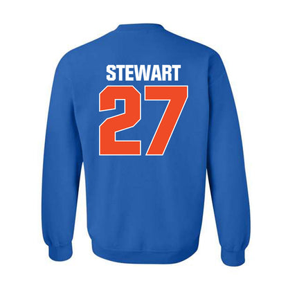 Boise State - NCAA Football : Harry Stewart - Sport Shersey Crewneck Sweatshirt-1