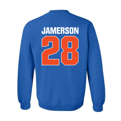 Boise State - NCAA Football : Cam Jamerson - Sport Shersey Crewneck Sweatshirt-1
