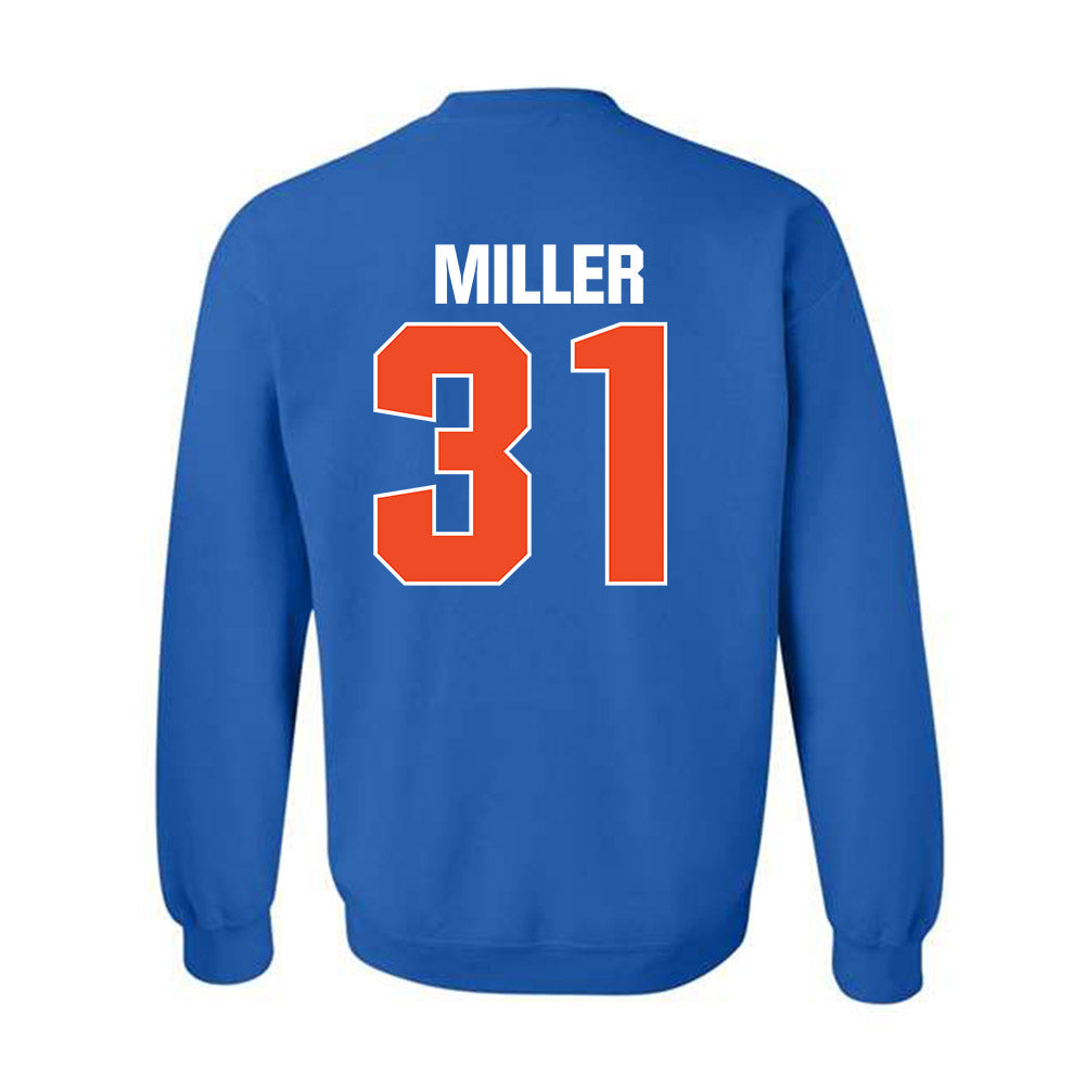 Boise State - NCAA Football : Cole Miller - Sport Shersey Crewneck Sweatshirt-1