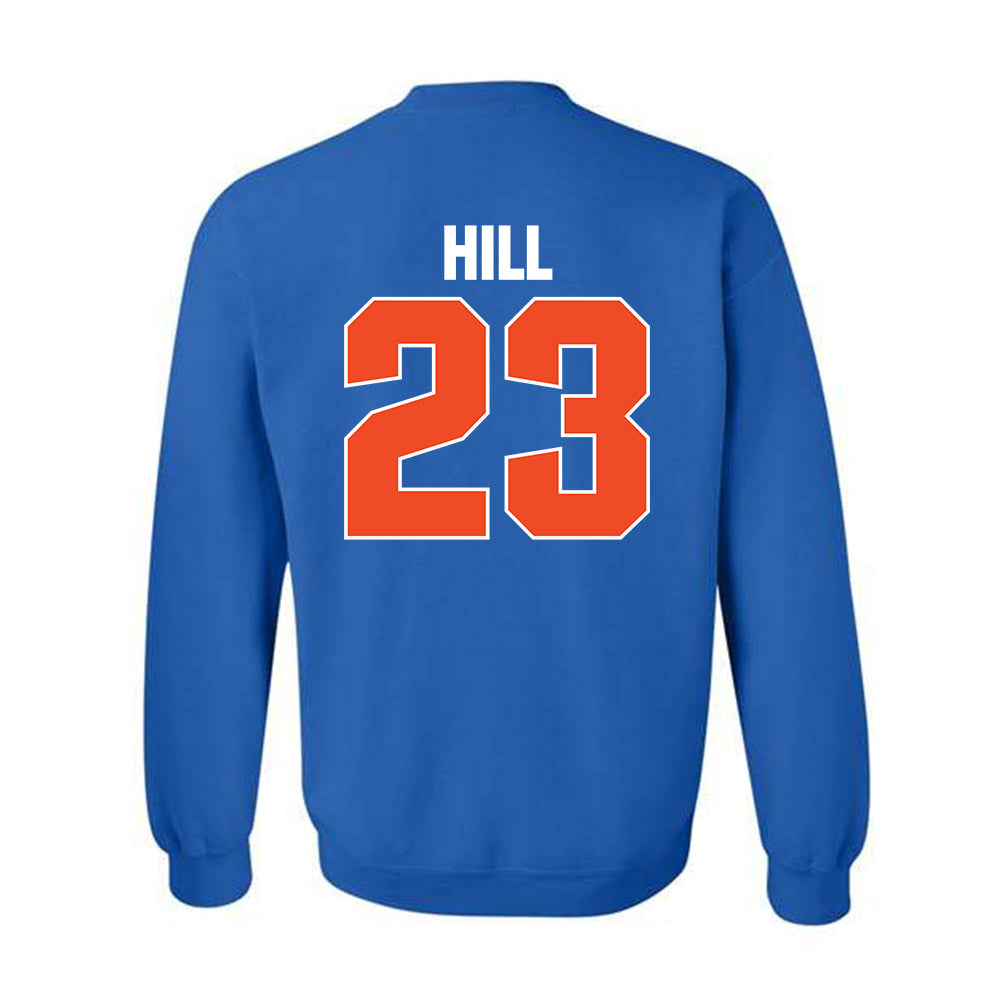 Boise State - NCAA Football : David Hill - Sport Shersey Crewneck Sweatshirt-1