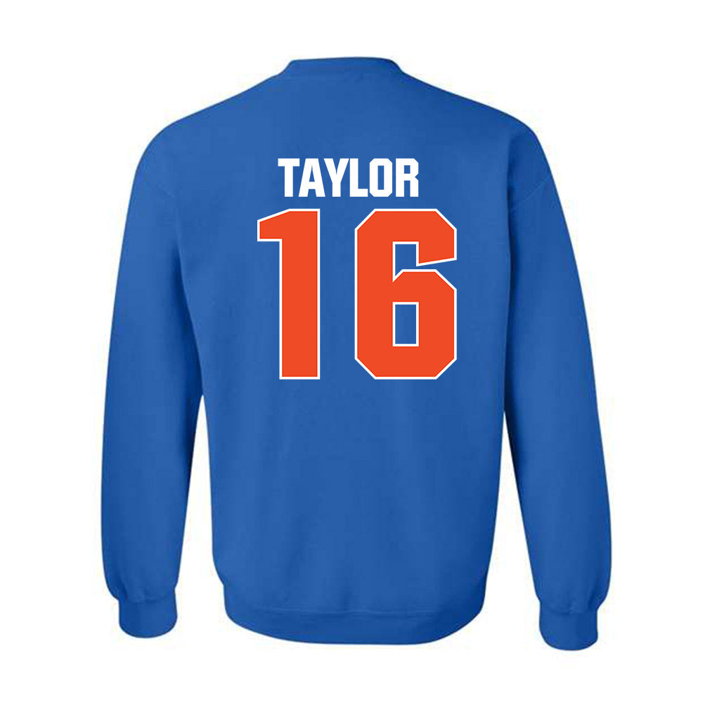 Boise State - NCAA Football : Jackson Taylor - Sport Shersey Crewneck Sweatshirt-1