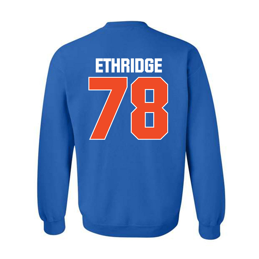 Boise State - NCAA Football : Tyler Ethridge - Sport Shersey Crewneck Sweatshirt-1