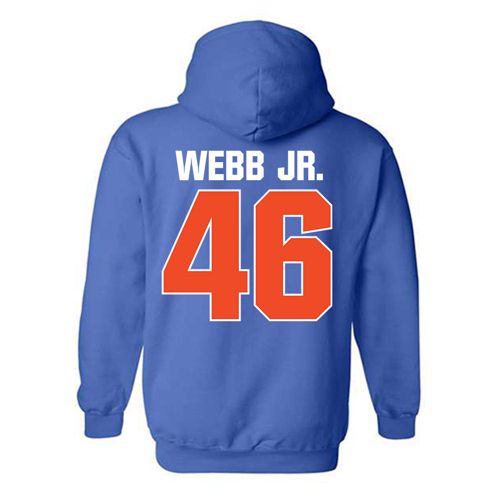 Boise State - NCAA Football : Corey Webb Jr. - Sport Shersey Hooded Sweatshirt-1