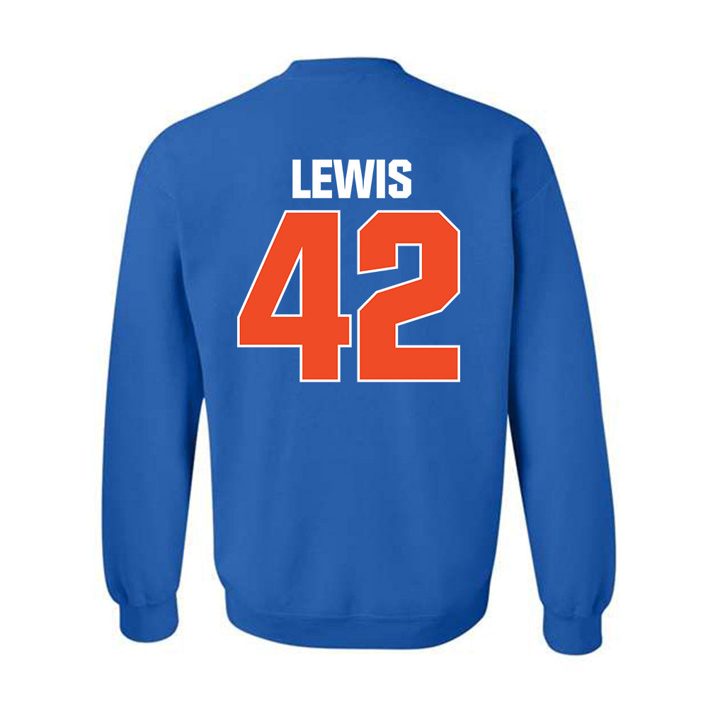 Boise State - NCAA Football : Zyhaire Lewis - Sport Shersey Crewneck Sweatshirt-1