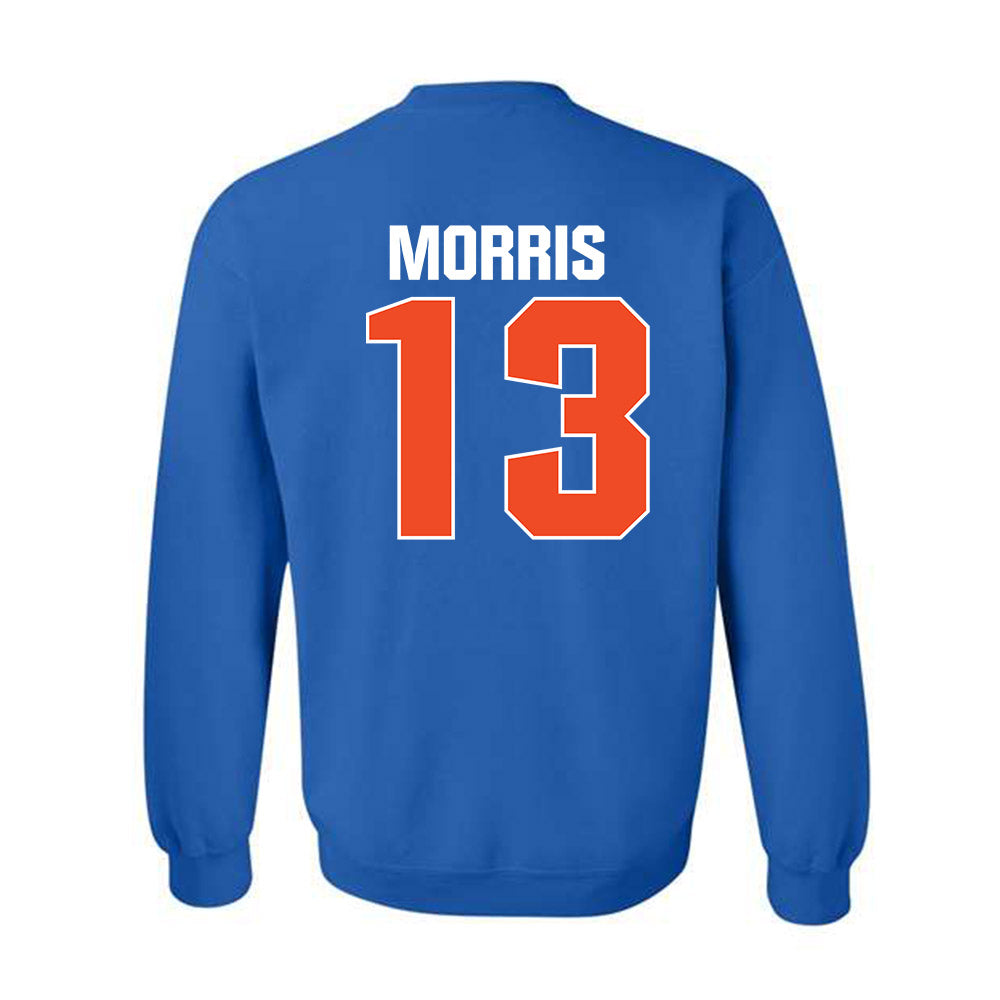 Boise State - NCAA Football : Darren Morris - Sport Shersey Crewneck Sweatshirt-1