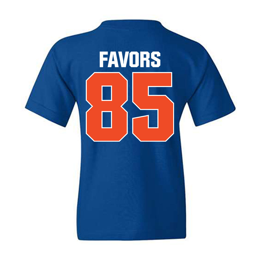 Boise State - NCAA Football : Terrious Favors - Sport Shersey Youth T-Shirt-1