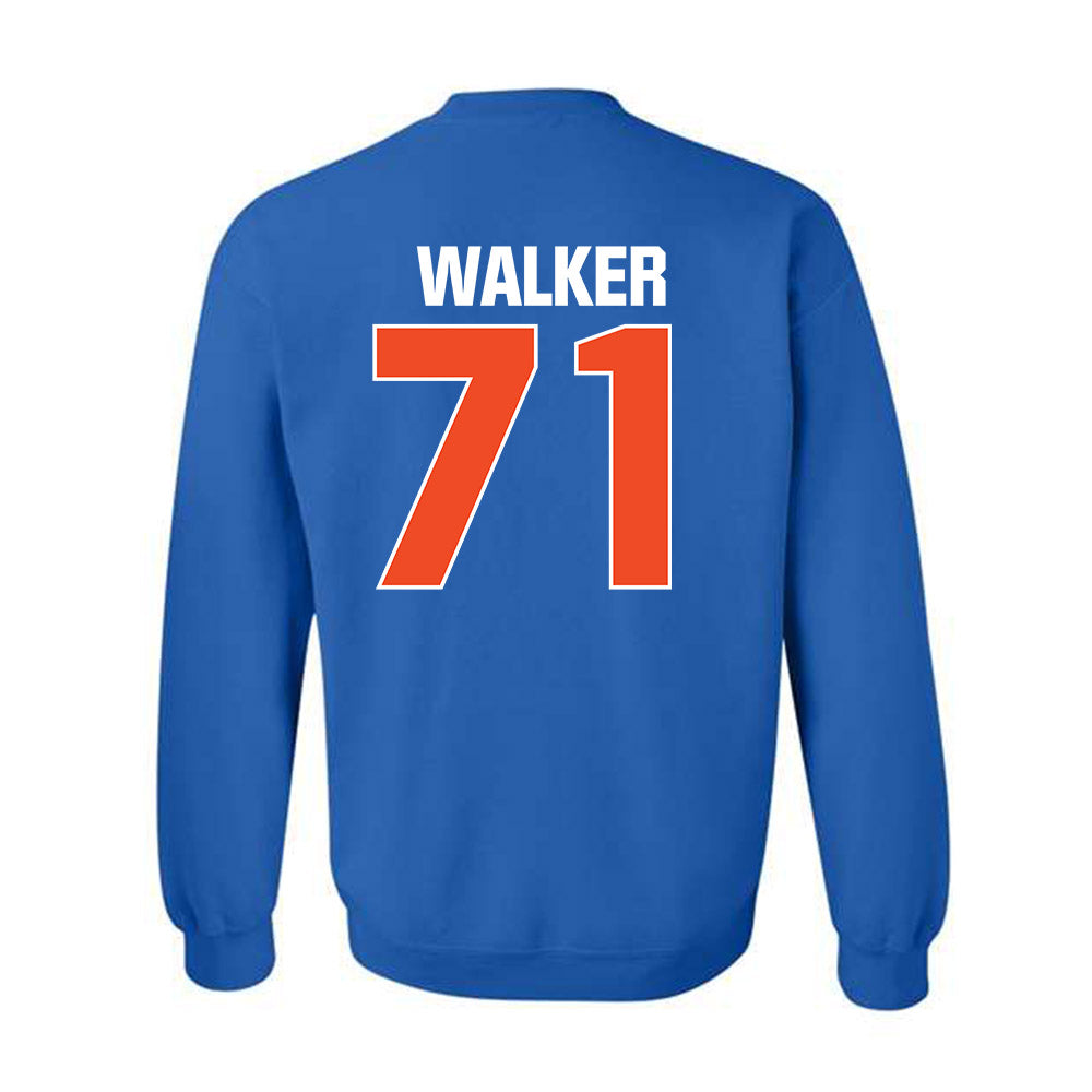 Boise State - NCAA Football : Miles Walker - Sport Shersey Crewneck Sweatshirt-1