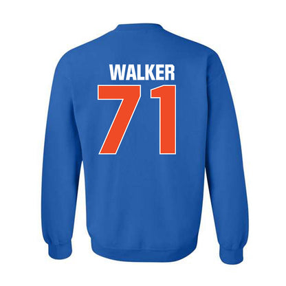 Boise State - NCAA Football : Miles Walker - Sport Shersey Crewneck Sweatshirt-1
