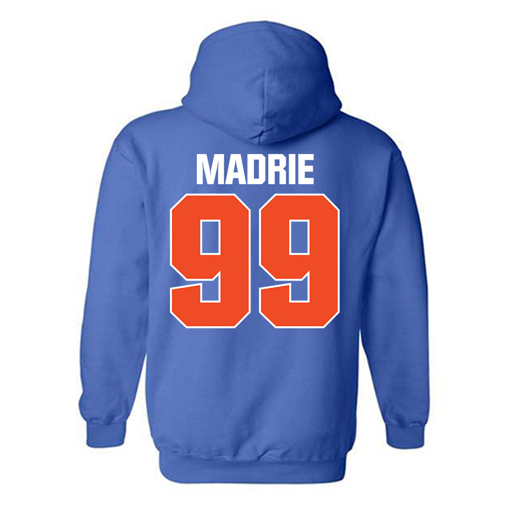 Boise State - NCAA Football : Michael Madrie - Sport Shersey Hooded Sweatshirt-1