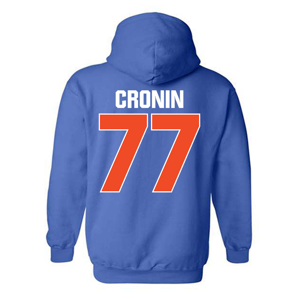 Boise State - NCAA Football : Kole Cronin - Sport Shersey Hooded Sweatshirt-1
