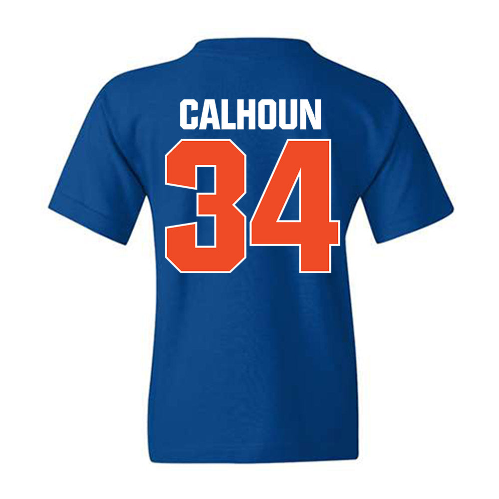 Boise State - NCAA Football : Dominik Calhoun - Sport Shersey Youth T-Shirt-1