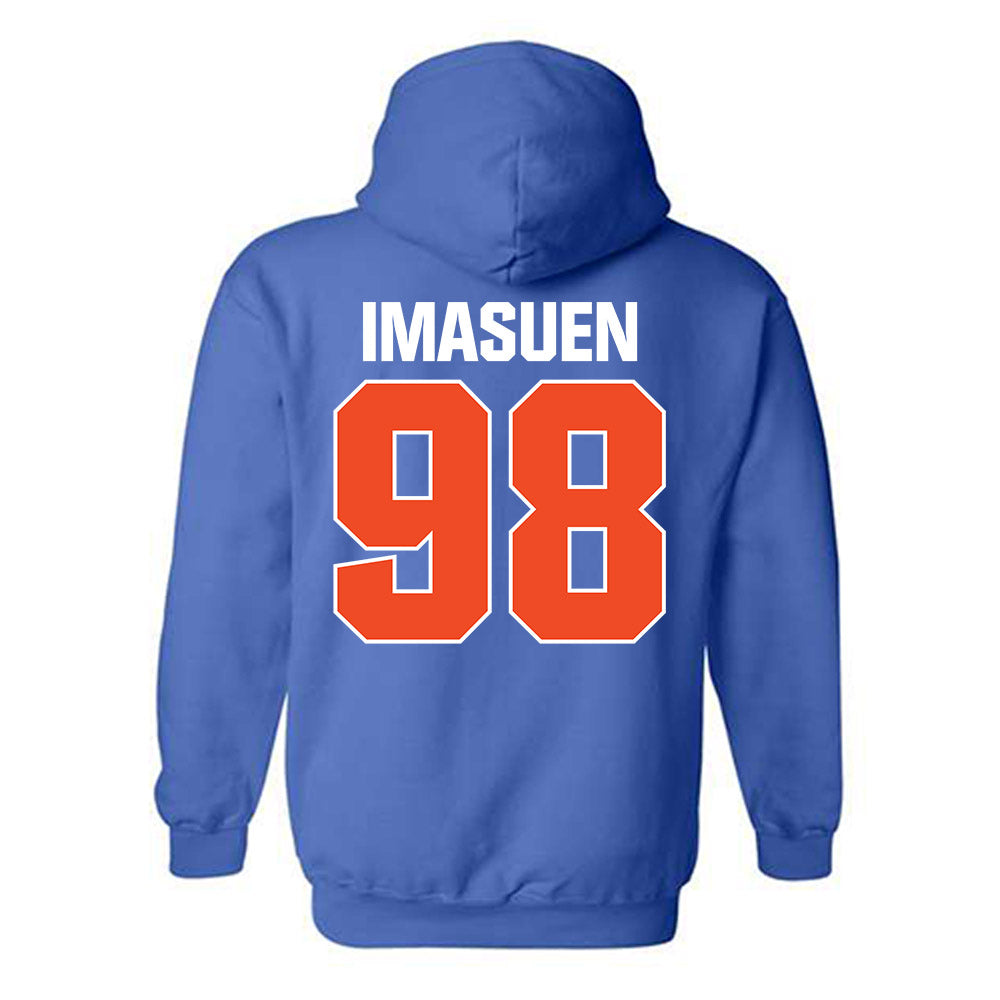 Boise State - NCAA Football : Bethel Imasuen - Sport Shersey Hooded Sweatshirt-1