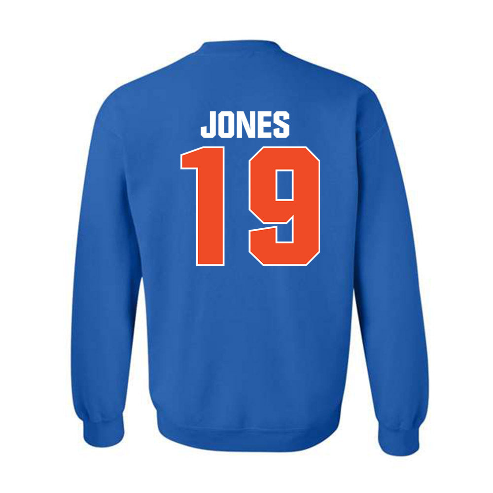 Boise State - NCAA Football : Rasean Jones - Sport Shersey Crewneck Sweatshirt-1