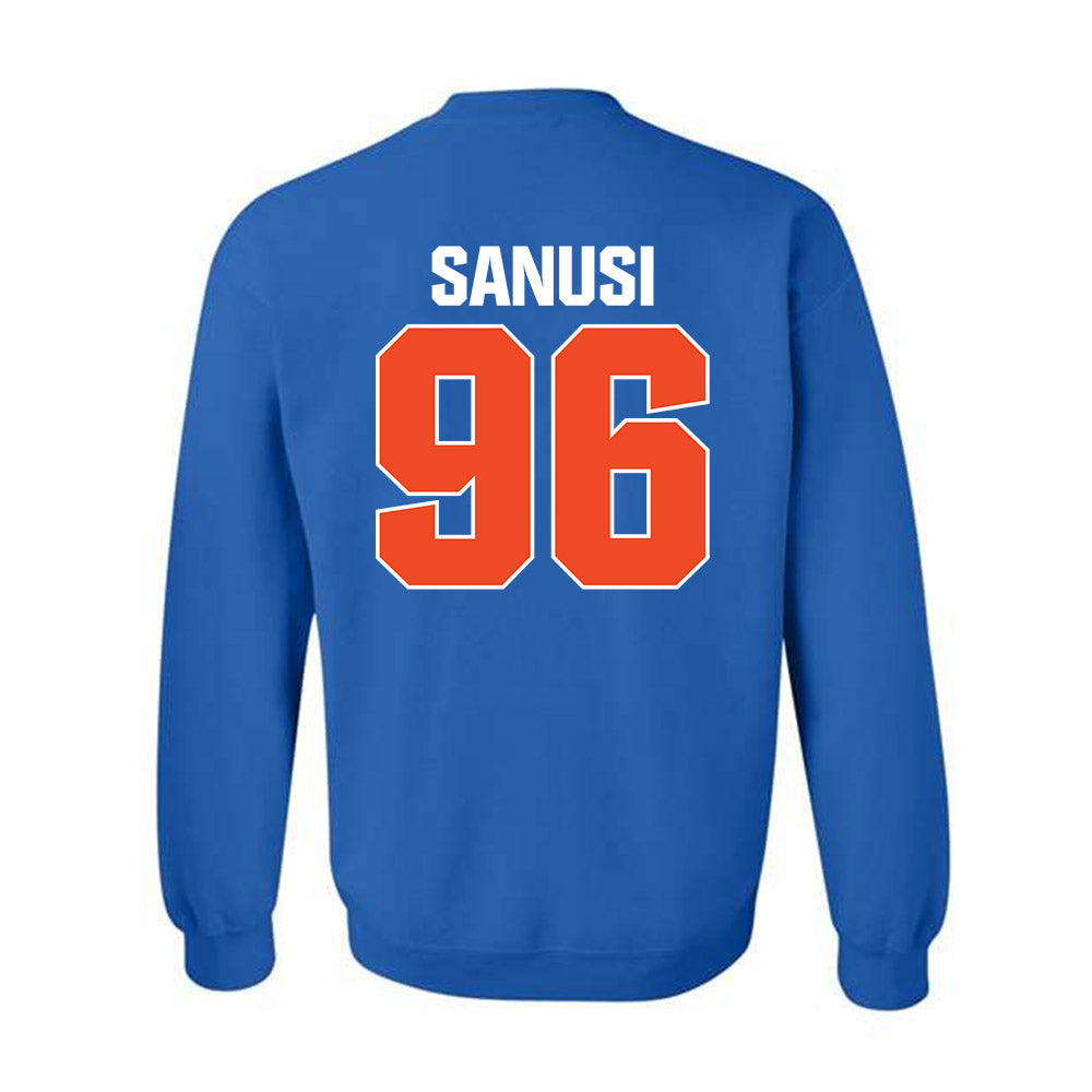 Boise State - NCAA Football : Lopez Sanusi - Sport Shersey Crewneck Sweatshirt-1