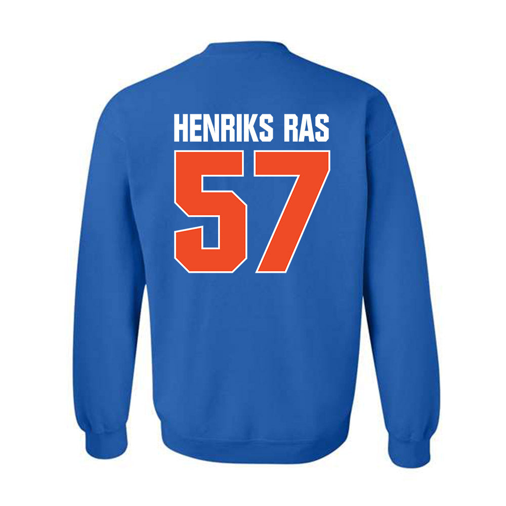Boise State - NCAA Football : Gustaf Henriks Ras - Sport Shersey Crewneck Sweatshirt-1
