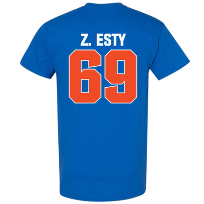 Boise State - NCAA Football : Zander Z. Esty - Sport Shersey T-Shirt-1