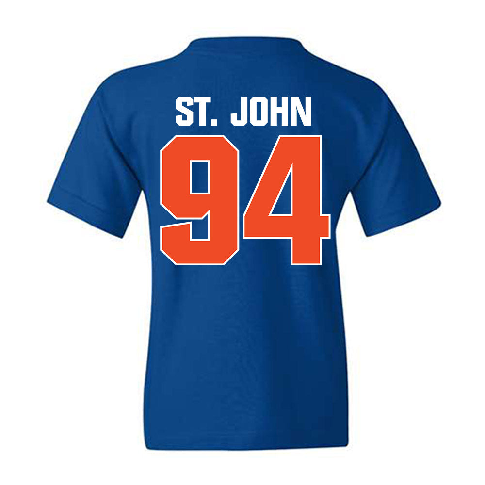 Boise State - NCAA Football : Paz St. John - Sport Shersey Youth T-Shirt-1