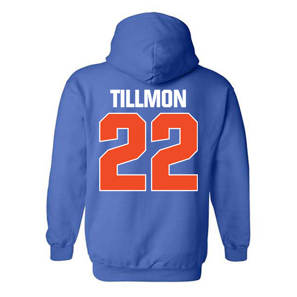 Boise State - NCAA Football : Roman Tillmon - Sport Shersey Hooded Sweatshirt-1