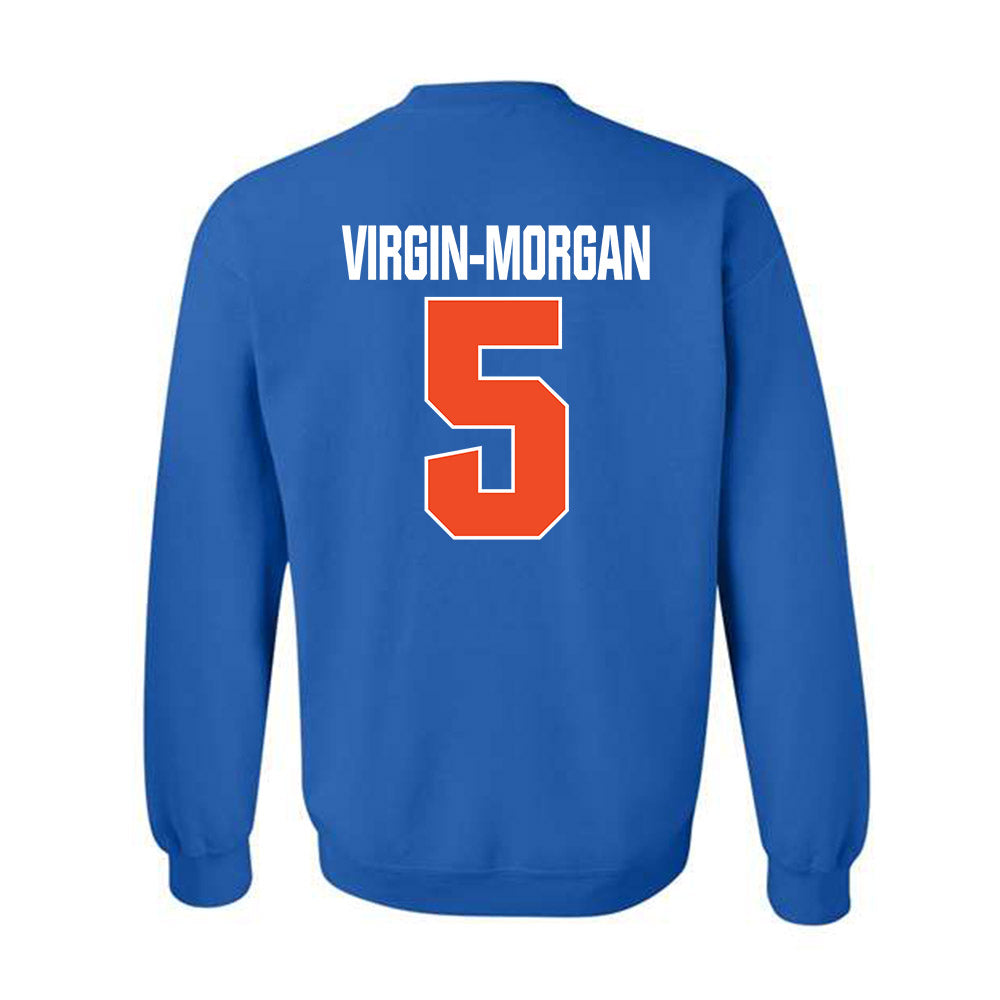 Boise State - NCAA Football : Jayden Virgin-Morgan - Sport Shersey Crewneck Sweatshirt-1