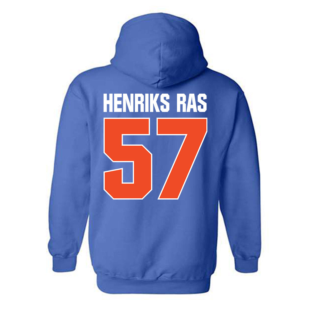 Boise State - NCAA Football : Gustaf Henriks Ras - Sport Shersey Hooded Sweatshirt-1