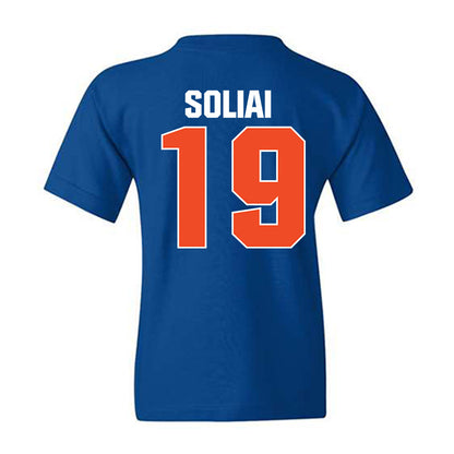Boise State - NCAA Football : Madden Soliai - Sport Shersey Youth T-Shirt-1