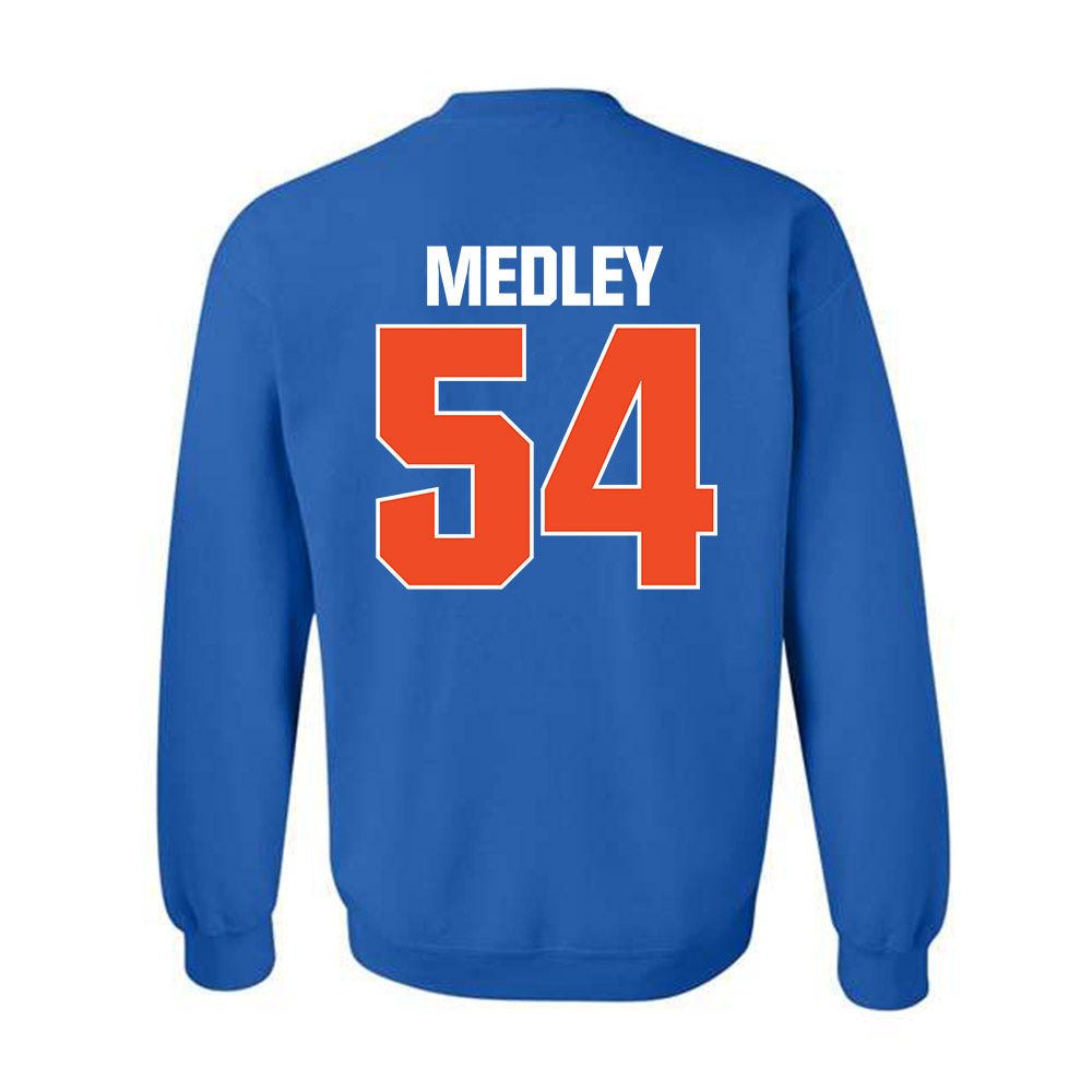 Boise State - NCAA Football : Adonte Medley - Sport Shersey Crewneck Sweatshirt-1