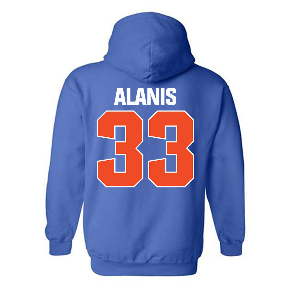 Boise State - NCAA Football : Josiah Alanis - Sport Shersey Hooded Sweatshirt-1