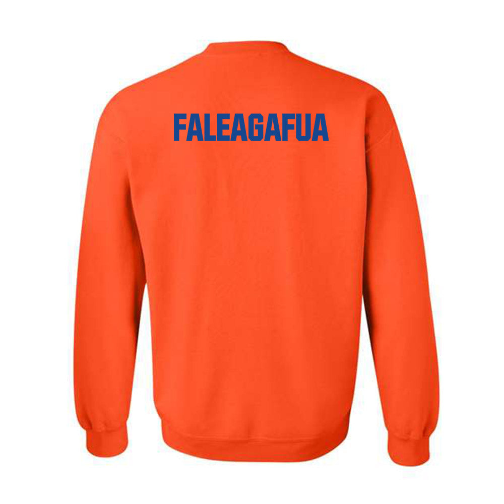 Boise State - NCAA Football : Sua Faleagafua - Sport Shersey Crewneck Sweatshirt-1