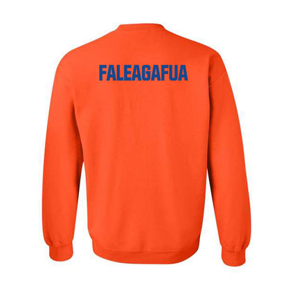 Boise State - NCAA Football : Sua Faleagafua - Sport Shersey Crewneck Sweatshirt-1