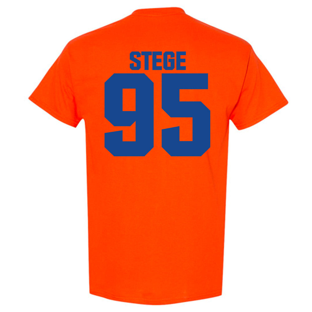 Boise State - NCAA Football : Max Stege - Sport Shersey T-Shirt-1