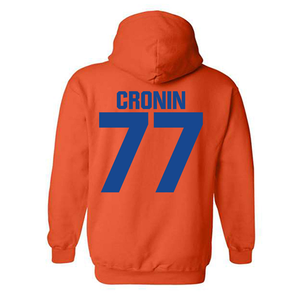 Boise State - NCAA Football : Kole Cronin - Sport Shersey Hooded Sweatshirt-1