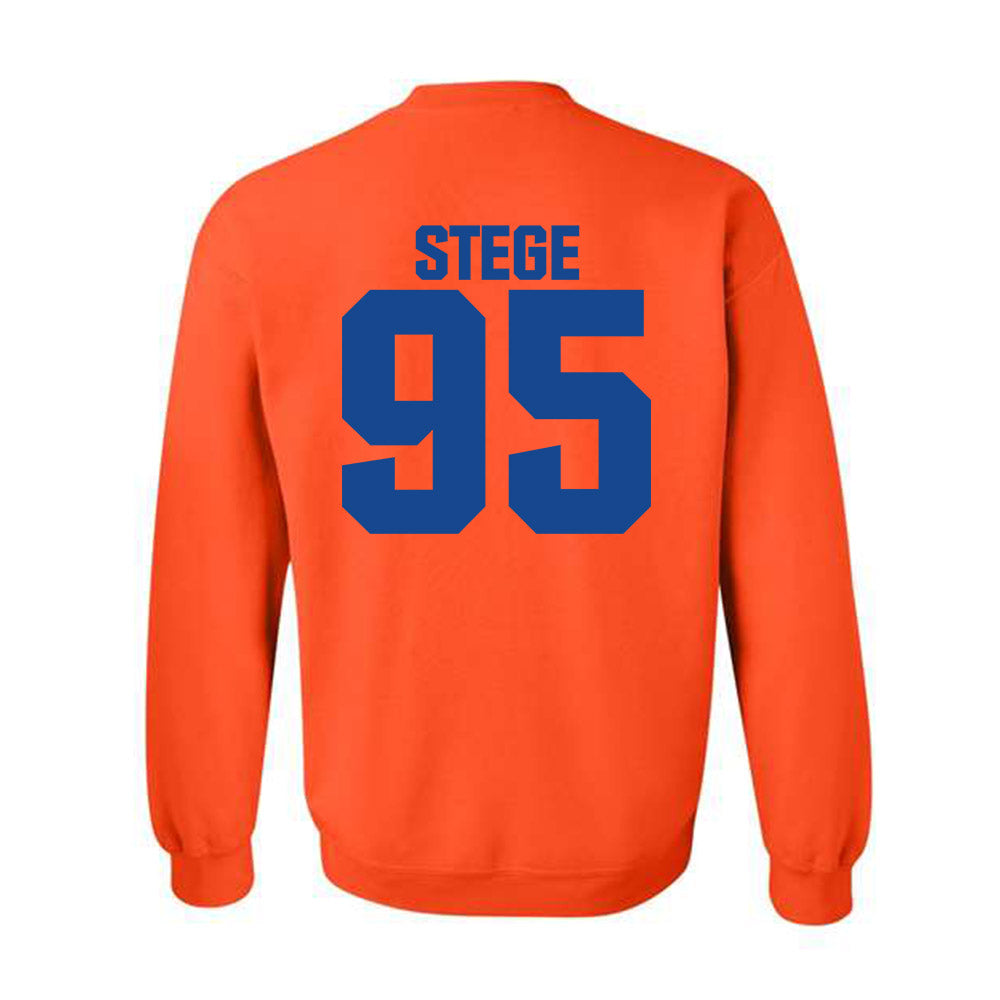 Boise State - NCAA Football : Max Stege - Sport Shersey Crewneck Sweatshirt-1