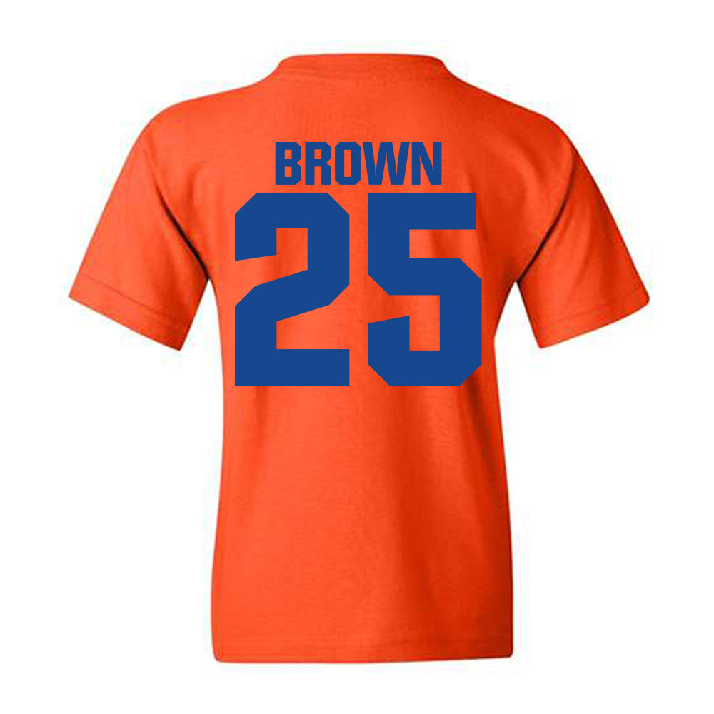 Boise State - NCAA Football : Quinton Brown - Sport Shersey Youth T-Shirt-1