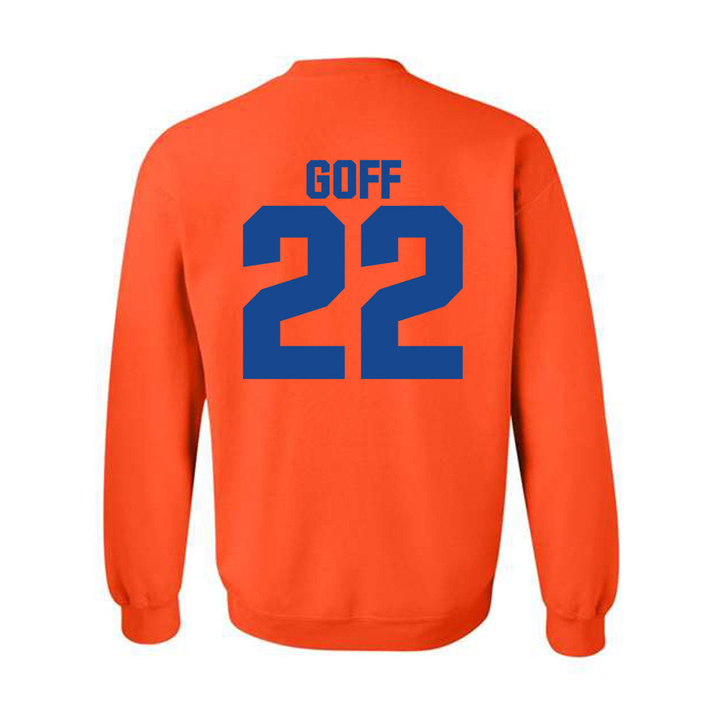 Boise State - NCAA Football : Juelz Goff - Sport Shersey Crewneck Sweatshirt-1