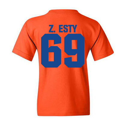 Boise State - NCAA Football : Zander Z. Esty - Sport Shersey Youth T-Shirt-1