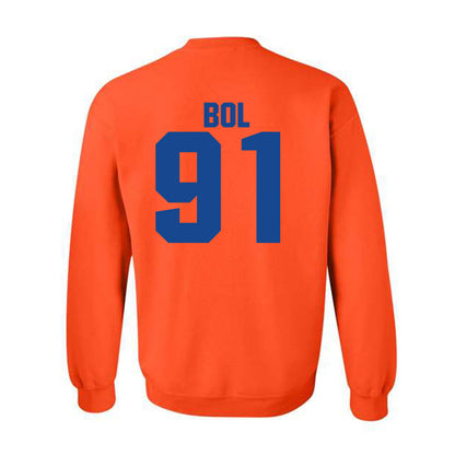 Boise State - NCAA Football : Bol Bol - Sport Shersey Crewneck Sweatshirt-1