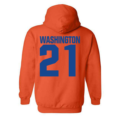 Boise State - NCAA Football : Zion Washington - Sport Shersey Hooded Sweatshirt